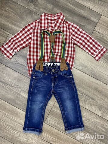 Комплект рубашка+джинсы