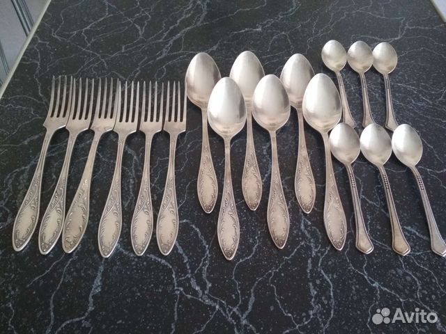 Столовые приборы СССР Мельхиор