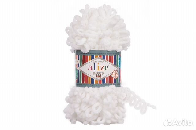 Пряжа Ализе Пуффи Файн (Alize Puffy Fine)