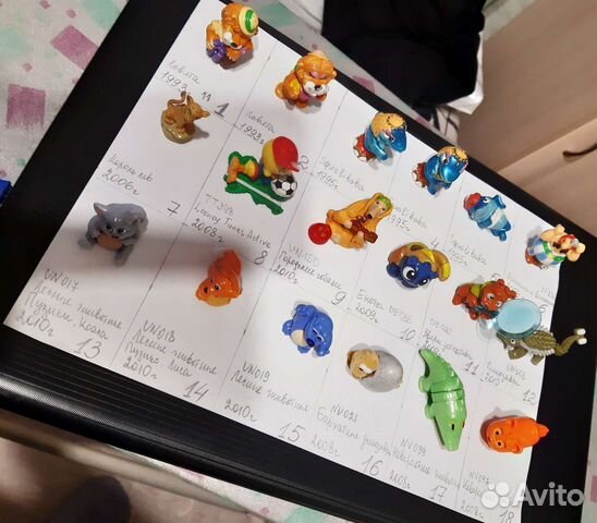 Игрушки из Киндер сюрприза 90х, 2000х, 2010-го