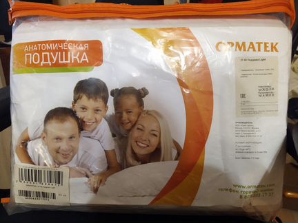 Подушка анатомическая Орматек