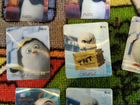 Коллекционные карточки пингвины Мадагаскар магнита