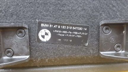 Шторка багажника BMW F16