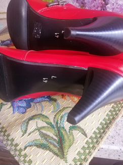 Полусапоги женские, 41 размер, новые, кожа