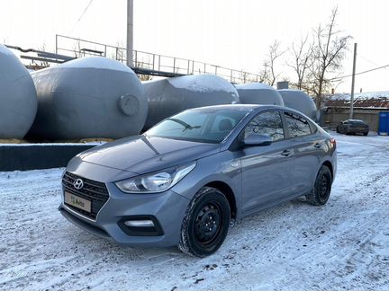 Hyundai Solaris 1.6 МТ, 2017, битый, 116 649 км