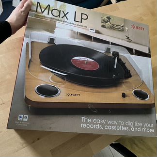 Виниловый проигрыватель ion max lp