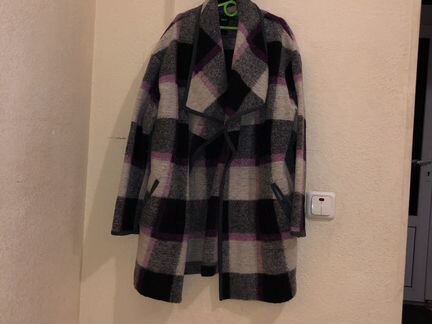 Шерстяное пальто (накидка) ASOS