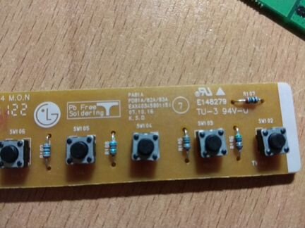 PA81A/82A/83A EAX40345901(5) кнопочная плата
