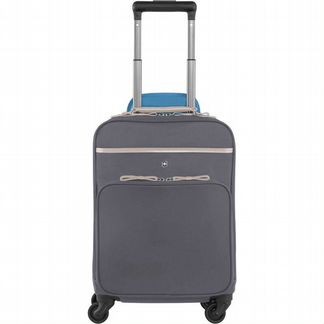 Чемодан victorinox Victoria Brilliance, серый, нейлон TourMax, 33x20x44 см, 30 л