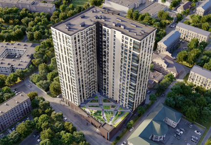 2-к квартира, 70.4 м², 17/24 эт.