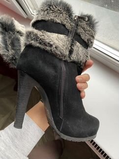 Сапоги зимние натуральные замшевые Respect