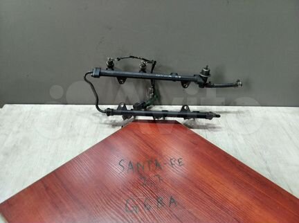 Топливная рампа G6BA 2.7л б. Hyundai Santa Fe, 04г