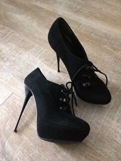 Ботильоны замша basconi