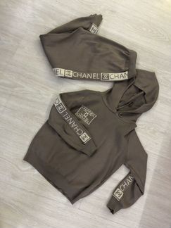 Костюм спортивный Chanel капучино