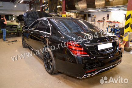 Рестайлинг 222 полный обвес Mercedes S222 w222