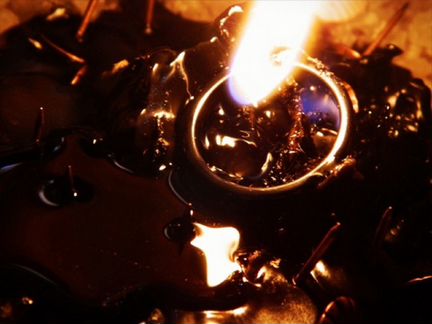 Ритуальная свеча «Щупальце осьминога» на обрыв свя