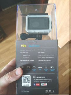 Экшен камера eken h9s