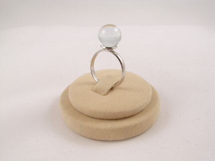 Кольцо Хрустальный шар (11мм)