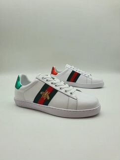 Кеды Gucci Гуччи белые с Микки Маусом кроссовки