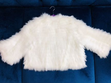 Свадебная шубка из меха кролика