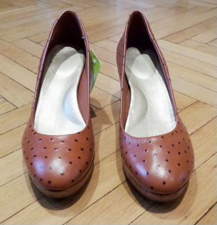 Туфли кожаные женские Rockport (Адидас) р.39