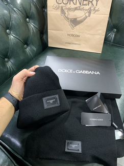 Набор шапка и шарф D*G