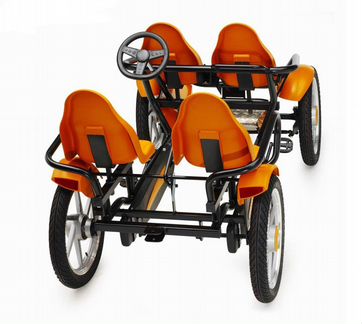 Веломобиль Berg GranTour F Race 4-х местный