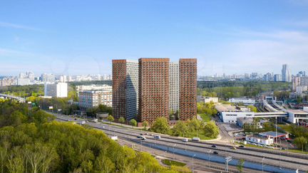 1-к апартаменты, 44.7 м², 4/28 эт.