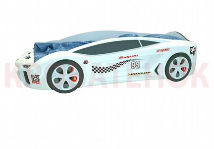 Детская кровать машина