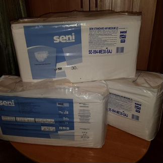 Подгузники seni разных размеров