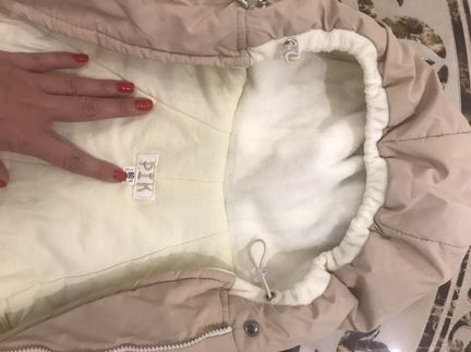 Зимний комбинезон трансформер 2в1 на рост 60-80 см