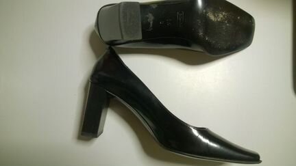 Туфли черные кожа Coach 35,5-36 б/у мало