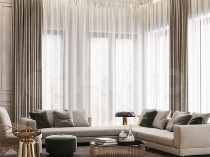 2-к квартира, 76.6 м², 7/17 эт.