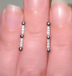 Серебряные серьги