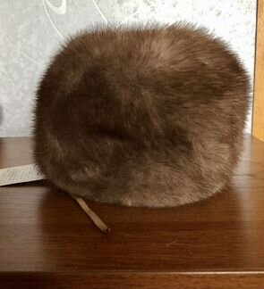 Новая норковая шапка 57-58