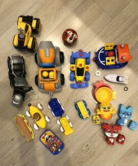 Игрушки пакетом Viking toys, Lego duplo и другие