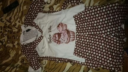 Пеньюар тройка трикотажный фирмы Натали