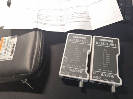 Тестер LT-100 для витой пары Hyperline HL-NCT1