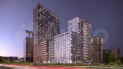 1-к апартаменты, 42.1 м², 3/29 эт.