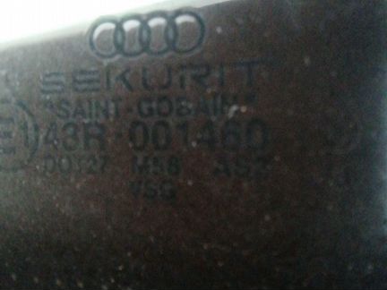 Стекло задней двери Ауди А8 4d0845300