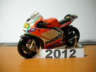Модель мотоцикла мотоgp 2012г 1-18