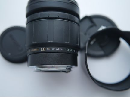 Tamron LD Aspherical IF 28-200 F3.8-5.6 canon блен