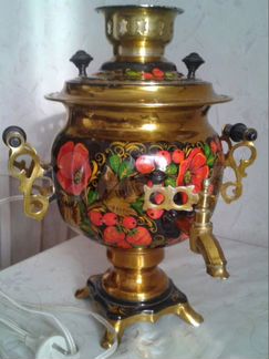 Самовар электрический расписной СССР гост