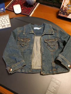 Юбка джинсовая с курткой Blumarine, 86-92см