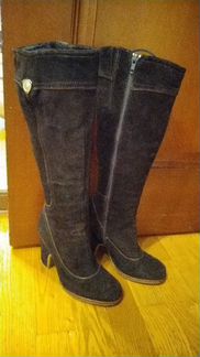 Сапоги демисезонные 36 нат замша