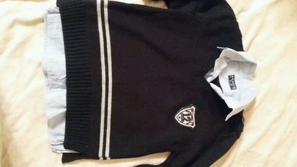 Школьный свитер -обманка