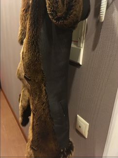 Дубленка женская (натуральная) с кож вставками