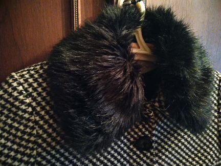 Шерстяное твидовое пальто Mexx