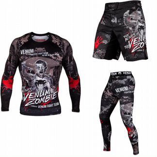 Комплект Venum Zombie Return рашгард штаны шорты