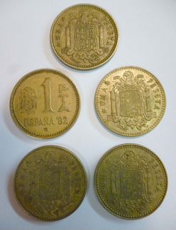 1 пессета, Испания